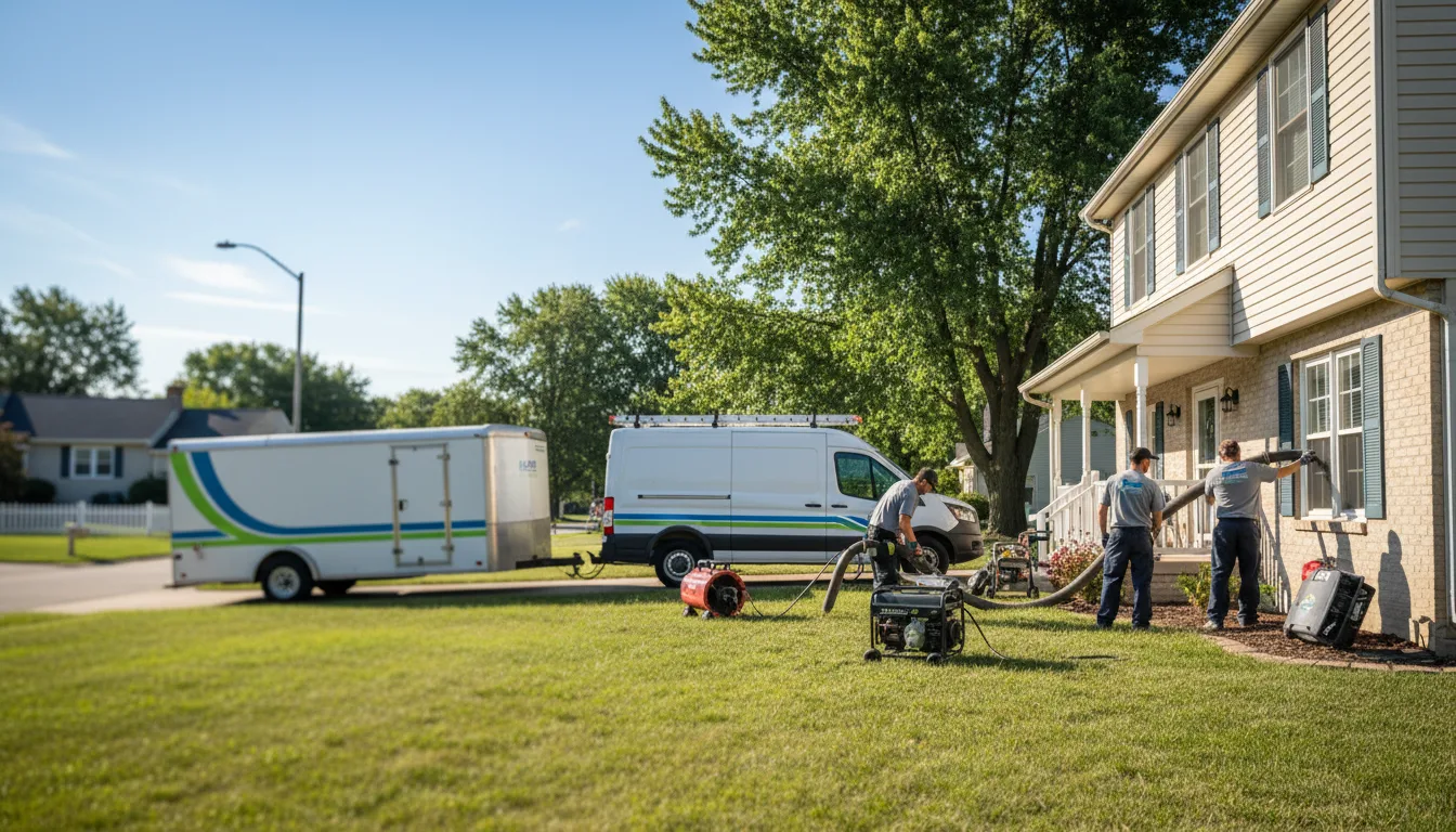 Flooded Basement Restoration And Cleanup With Repair in Hartland, MN near me